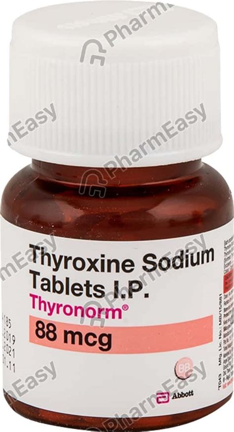 Thyrorich 88 MCG Tablet (100): Uses, Side Effects, Price, Dosage & Composition | PharmEasy