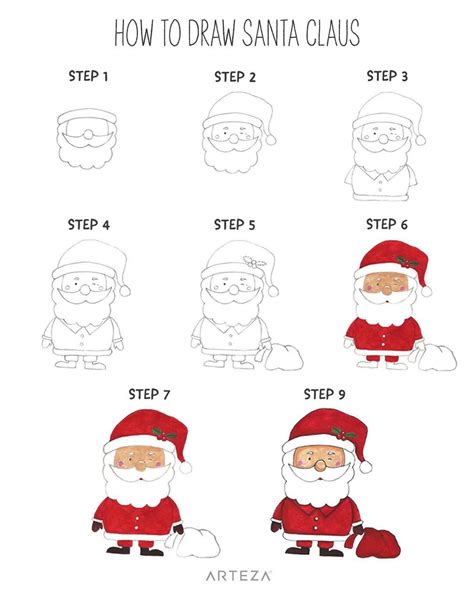 ARTEZA on Instagram: “Santa is on his way—be ready—save this tutorial ...