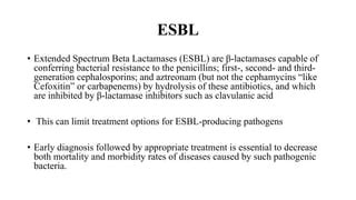 ESBL Detection | PPT