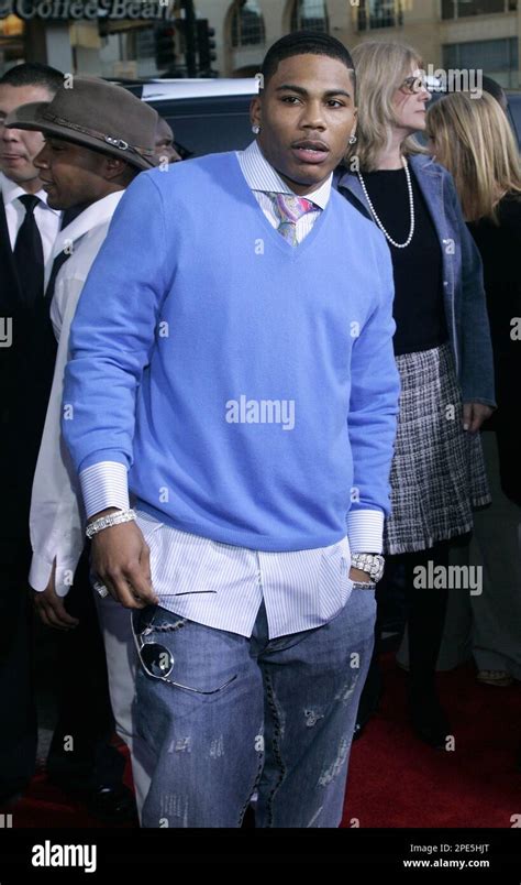 Rapper Nelly, who stars in the movie "The Longest Yard," arrives for a ...