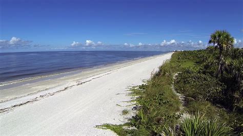 Aerial Views of Barefoot Beach Preserve County Park - YouTube