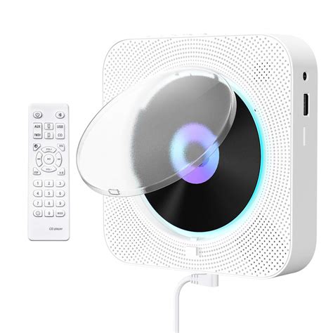 Buy Gueray CD Player Bluetooth with Lights & Wall able Built-in ...