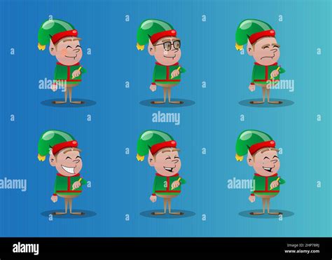 Christmas Elf writing with pencil Stock Vector Image & Art - Alamy