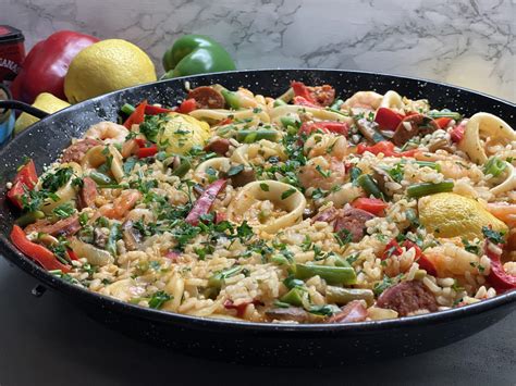 PAELLA with Seafood & Spanish Chorizo - Fun Without Gluten