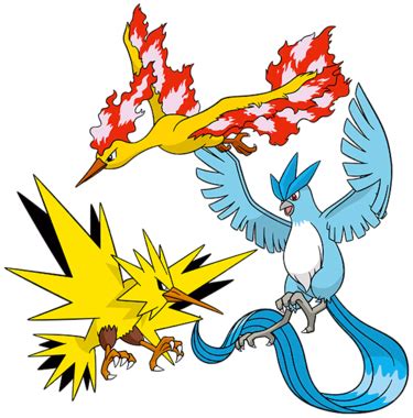 Legendary birds - Bulbapedia, the community-driven Pokémon encyclopedia