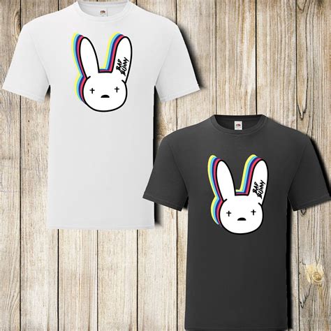 Bad Bunny Logo T-shirt Bad Bunny Men's Shirt Bad Bunny | Etsy