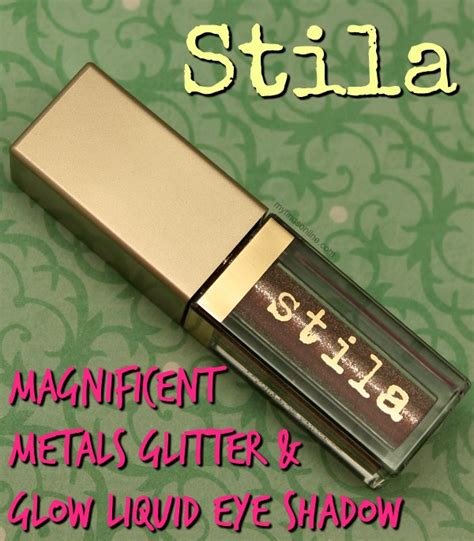 Stila Magnificent Metals Glitter & Glow Liquid Eye Shadow in Smoldering Satin