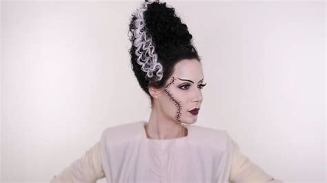 Halloween Bride of Frankenstein Makeup Tutorial | Upstyle