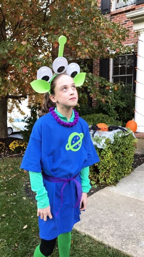 How to Make a DIY Toy Story Alien Costume - Classy Mommy
