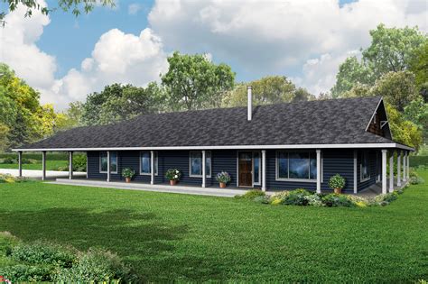 Ranch Style House Plans With Front Porch Big Porches Small Wrap throughout proportions 1280 X 853