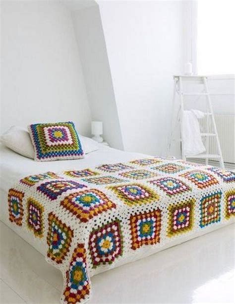 Crochet Bed Sheet Ideas | Crochet bedspread, Crochet blanket, Granny square crochet