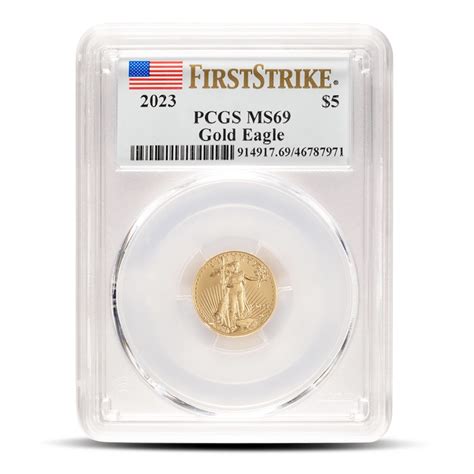 2023 American Eagle 1/10 oz Gold Coin PCGS MS69 FS - Provident Metals™