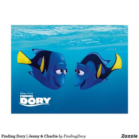 Finding Dory | Jenny & Charlie Postcard | Zazzle | Dory, Finding dory, Postcard