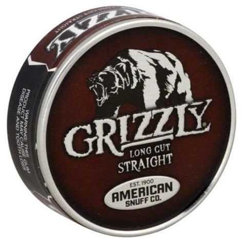 Grizzly Long Cut Straight Chewing Tobacco, 1.2 oz - Fred Meyer