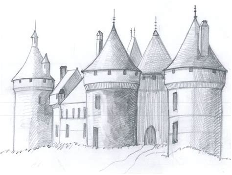 castle | Medieval castle, Castle drawing, Medieval