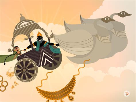 Sita Haran a still from Ramayan by Jatin Aggarwal on Dribbble