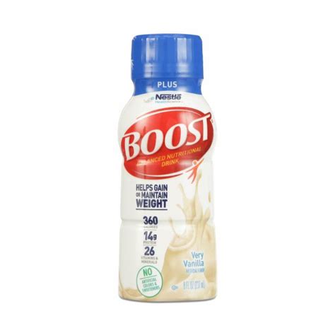 BOOST Plus Drink, Very Vanilla, 8 fl. oz.