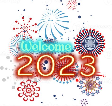 Free Happy new year 2023, welcome 2023 13271834 PNG with Transparent Background