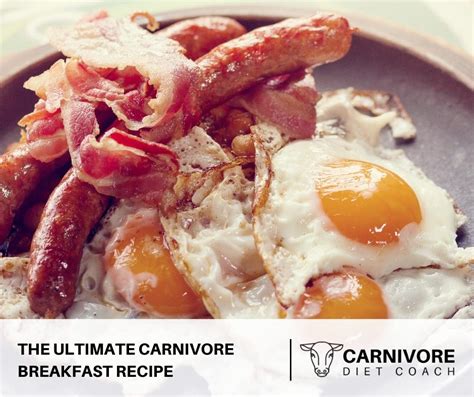 Carnivore English Breakfast Recipe - The Carnivore Diet Coach