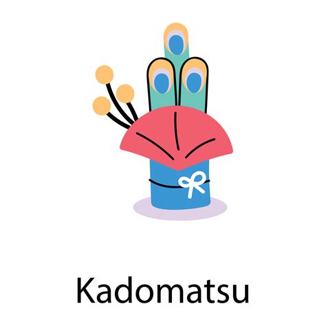 Trendy Kadomatsu Concepts 17182782 Vector Art at Vecteezy