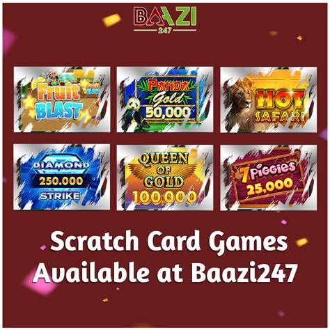 List of Scratch Cards provided by Baazi247 | Baazi247