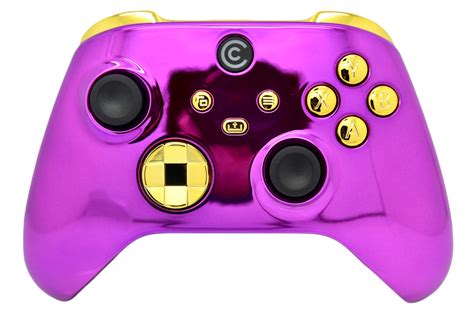 Purple Chrome W/ Gold Chrome Inserts Xbox Series X/S Controller