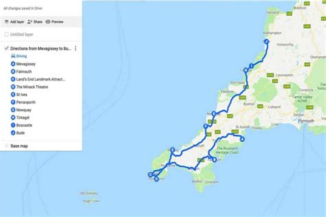 Cornwall Road Trip Itinerary (& MAP) - 45 unmissable places to visit