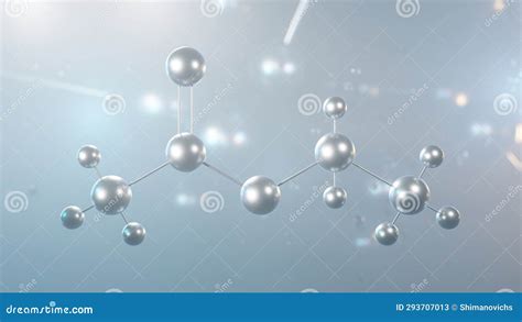 Ethyl Acetate Molecule, Ethyl Ethanoate, Molecular Structure, Isolated 3d Model Van Der Waals ...