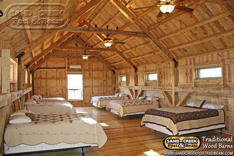 Interior Loft Living - Sand Creek Post & Beam - Traditional Wood Barns and Post & Beam Homes ...