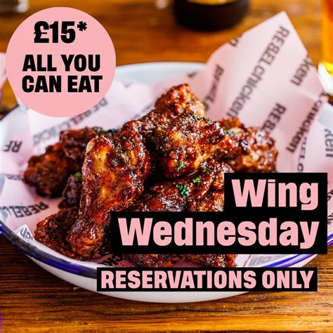 Wing Wednesday tomorrow guys!!! All you can eat wings for £15 per person . Please book your ...