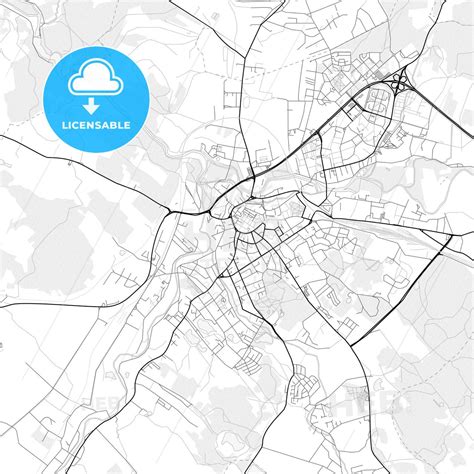 Vector PDF map of Jelenia Góra, Poland - HEBSTREITS Sketches in 2022 ...