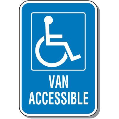 Handicap Signs - Van Accessible (Symbol of Access)|Seton Canada