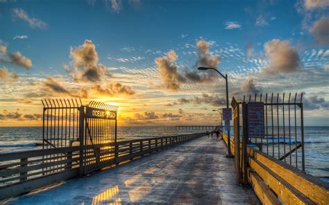 Beach ocean pier wallpaper | 2880x1800 | #29227