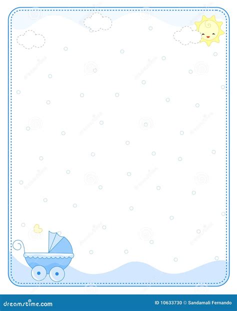 Baby border / frame stock vector. Illustration of clipart - 10633730