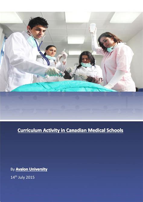 Curriculum Activity in Canadian Medical Schools by Avalon University - Issuu