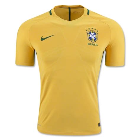 Brazil 2016 Authentic Home Soccer Jersey | Blingby