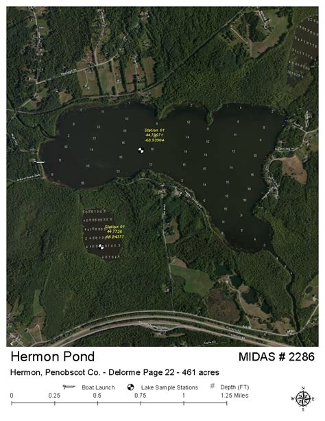 Lake Overview - Hermon Pond - Hermon, Penobscot, Maine - Lakes of Maine