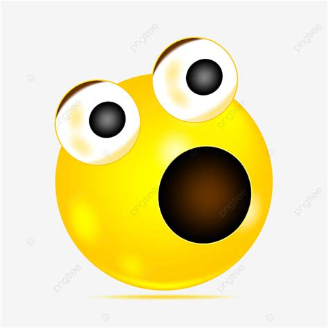 Emoji Expressions Clipart Hd PNG, Cute Wow Expression Emoji, Emoji, 3d ...