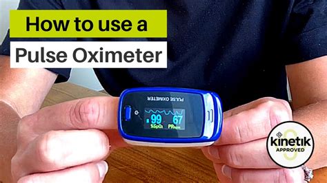 How To Use A Pulse Oximeter - YouTube