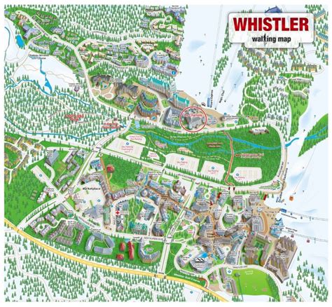 Whistler Village Map - Whistler BC Canada • mappery