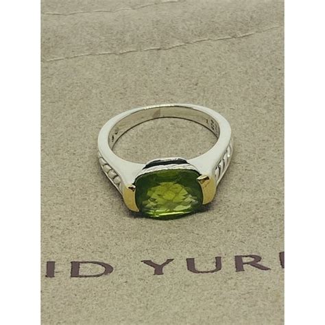 David Yurman | Jewelry | David Yurman Sterling Silver 8k Peridot Deco ...