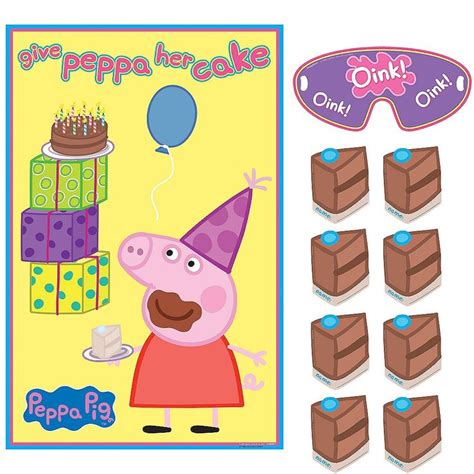 Peppa Pig Party Game Image #1 in 2020 | Peppa pig party games, Pig birthday, Peppa pig party ...