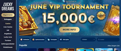 Lucky Dreams Casino 🎖️ Login and Get 100 Free Spins