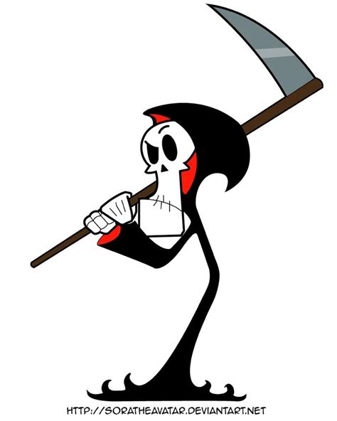 Cartoon Grim Reaper Show - Grim Neweraoutlaw Nicktoons | Bocainwasul