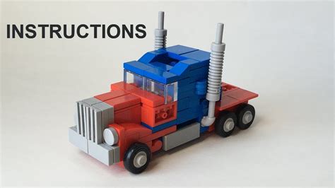 (INSTRUCTIONS) Lego Transformers Optimus Prime - YouTube