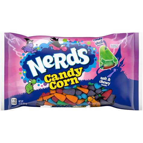 Nerds Halloween Candy Corn, Rainbow Shelled Candy Corn, 11oz - Walmart.com