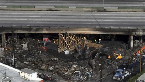 Los Angeles freeway fire was likely arson, governor says