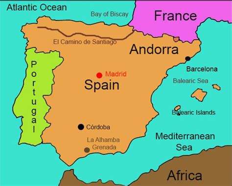 Spain-map