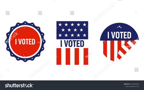 30,668 I Voted Sticker Images, Stock Photos & Vectors | Shutterstock