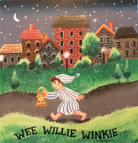 Wee Willie Winkie a print 12x12 from my new | Etsy